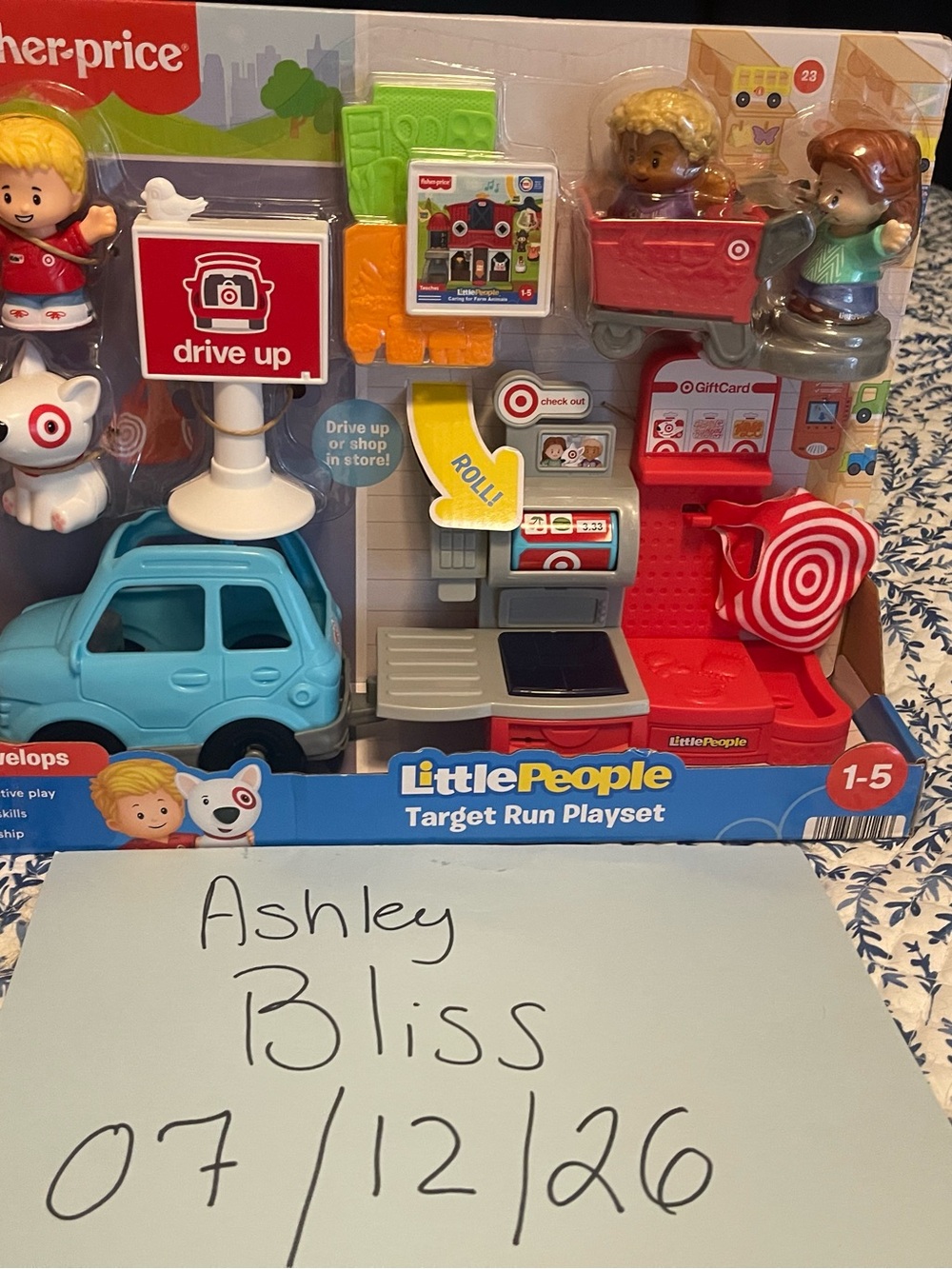 Fisher-Price Little People Target Run Playset - Red & Blue